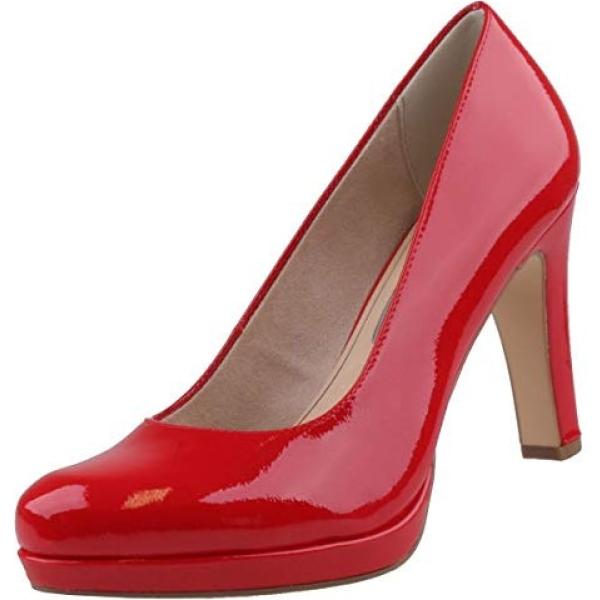 scarpa col tacco Tamaris rosso