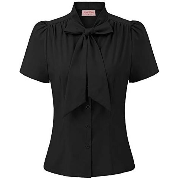 top Belle Poque nero