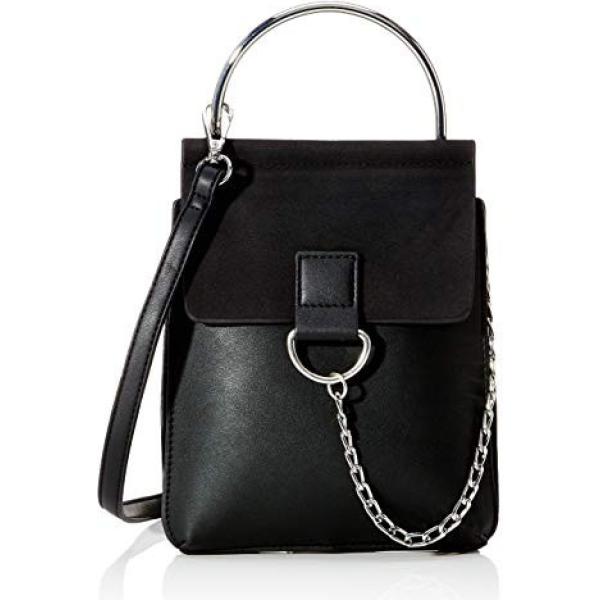 Borsa a tracolla con zip nero S.Oliver nero