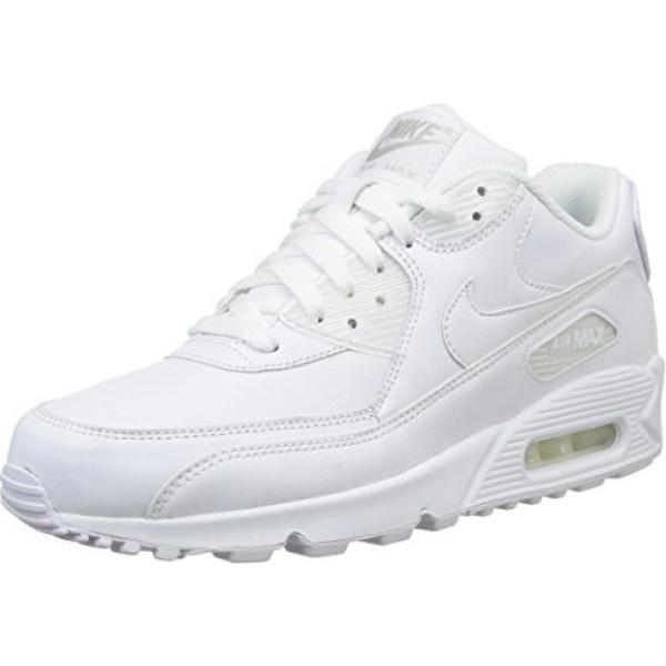 Scarpe da ginnastica in pelle bianco Nike bianco