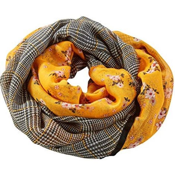 Foulard oversize con stampa taglia unica giallo Tom Tailor giallo con stampe