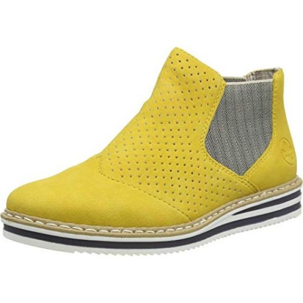 stivaletti chelsea Rieker giallo