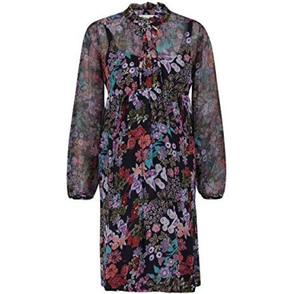vestiti Queen Mum grigio a fiori