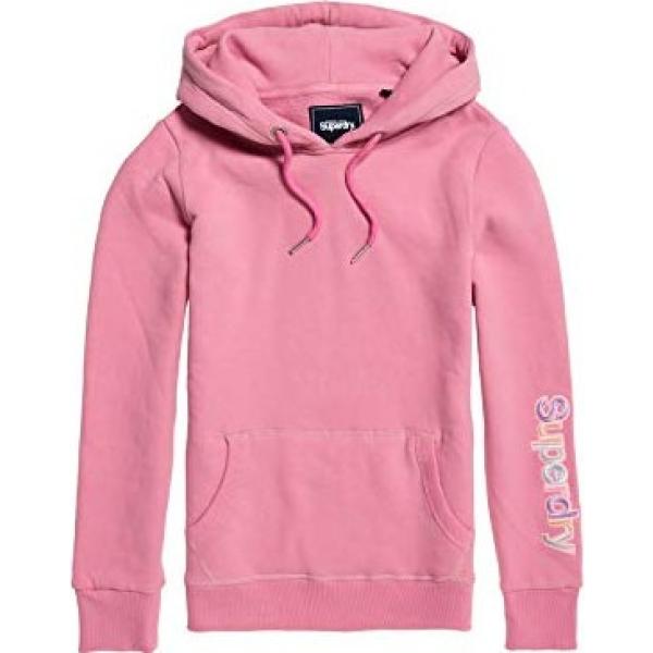 felpe con cappuccio Superdry rosa
