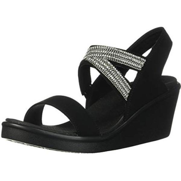 sandali gioiello Skechers nero