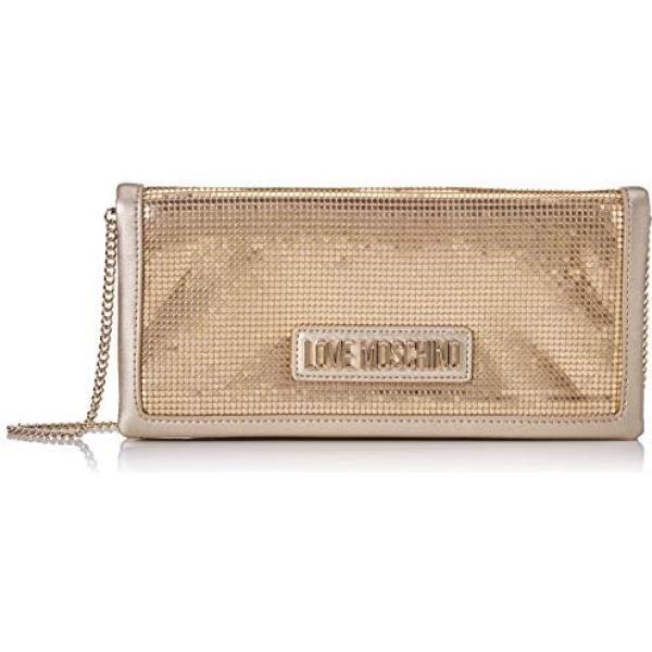 pochette Love Moschino marrone