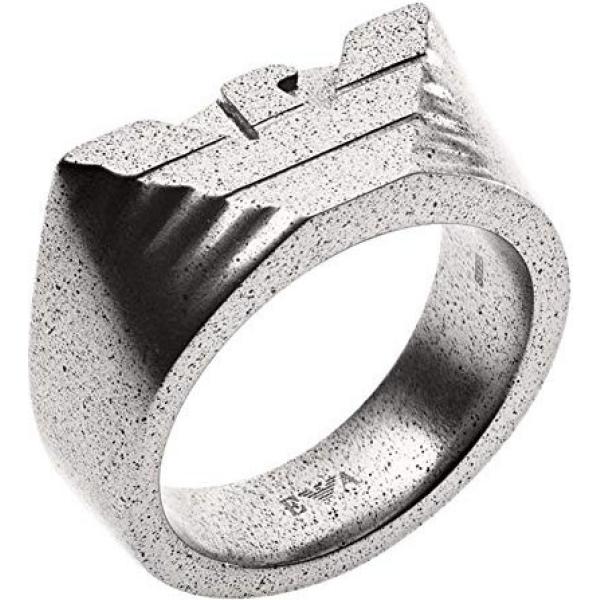 anelli Emporio Armani grigio