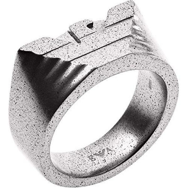 anelli Emporio Armani grigio