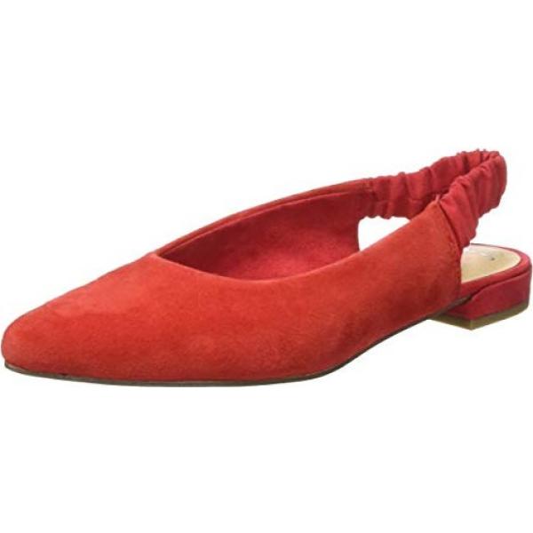 sandali in pelle Marco Tozzi rosso
