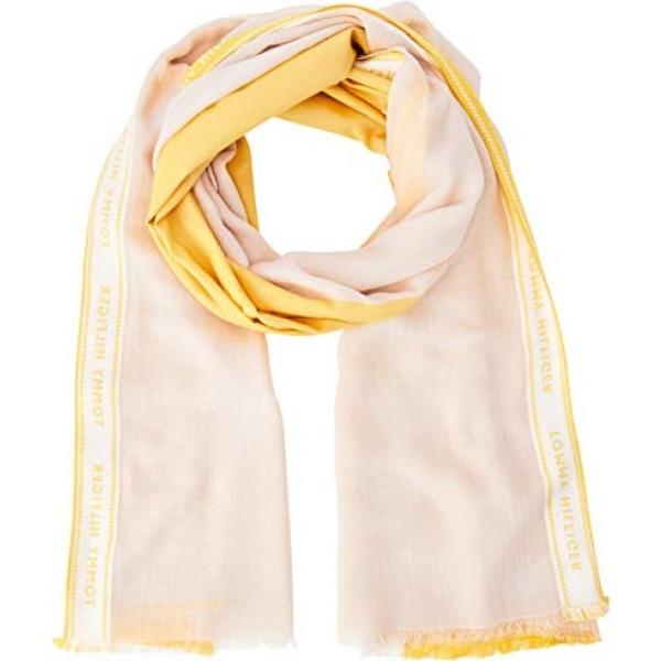 sciarpe Tommy Hilfiger rosa a righe