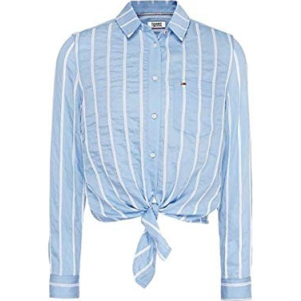 camicie Tommy Jeans bianco