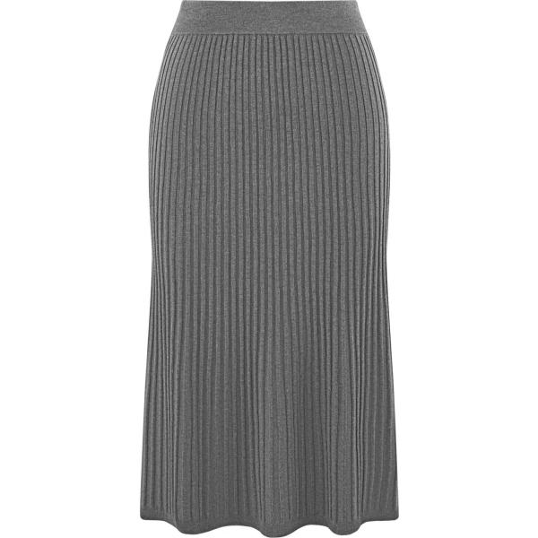 gonne lunghe Oodji Ultra grigio