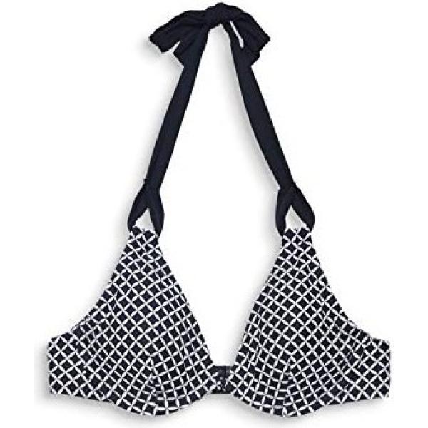 bikini Esprit nero con stampe