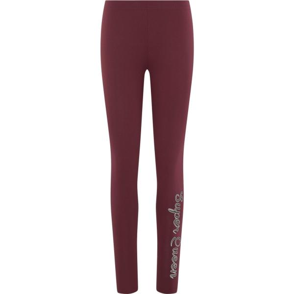 leggings Oodji Ultra rosso con stampe