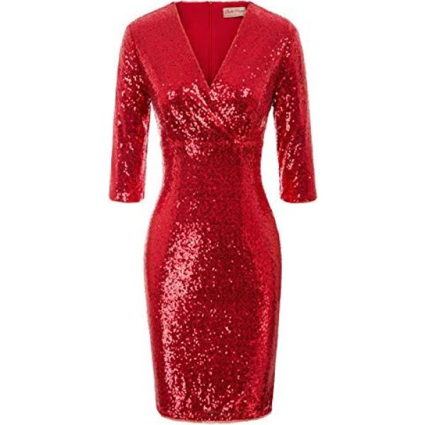 vestito Belle Poque rosso