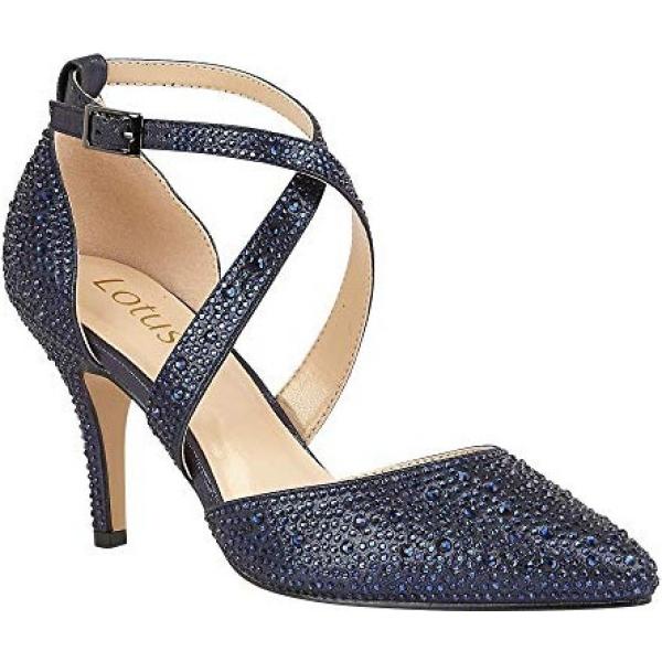 scarpe col tacco Lotus blu