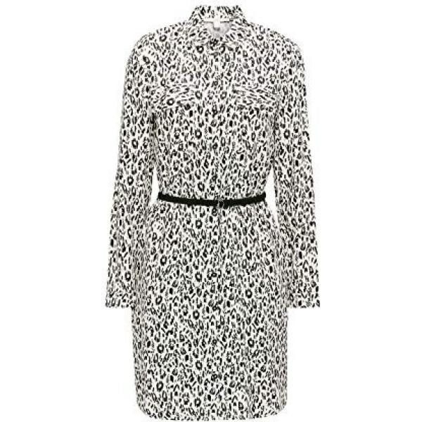 vestito chemisier Esprit grigio animalier
