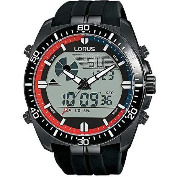 orologi digitali Lorus nero