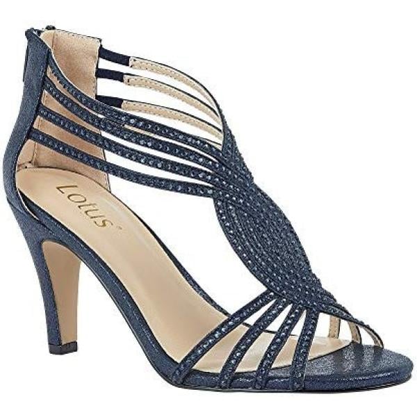 scarpe col tacco Lotus blu