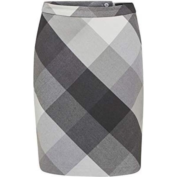 gonne Esprit grigio a quadri