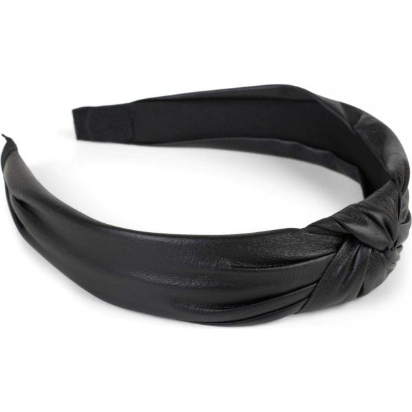 Cerchietto con nodi e fasce taglia unica nero StyleBREAKER nero