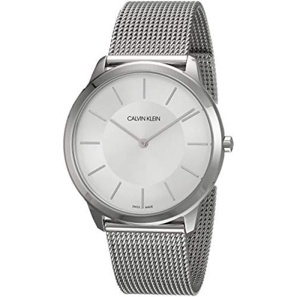 Orologio analogico con cinturino in acciaio inox argento Calvin Klein grigio