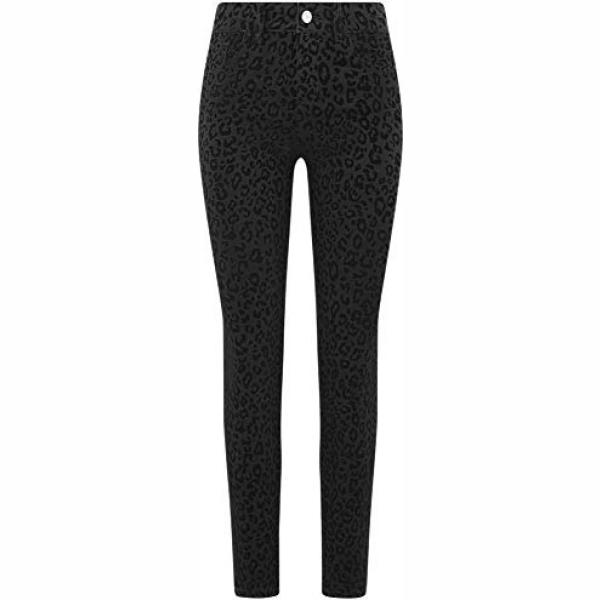 jeans skinny Oodji Ultra nero animalier