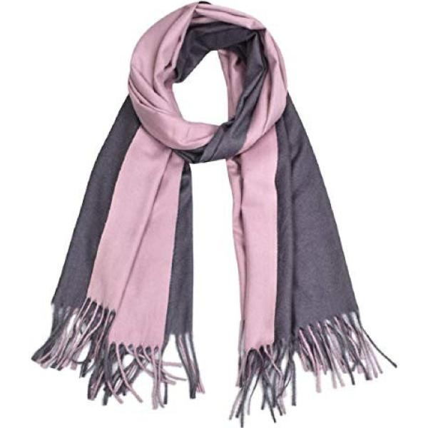 Sciarpa lunga Tuopuda grigio scozzese