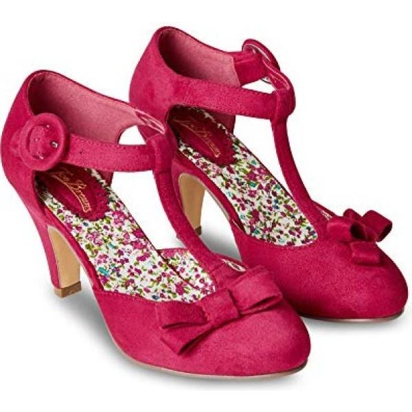 scarpe col tacco Joe Browns rosso con stampe