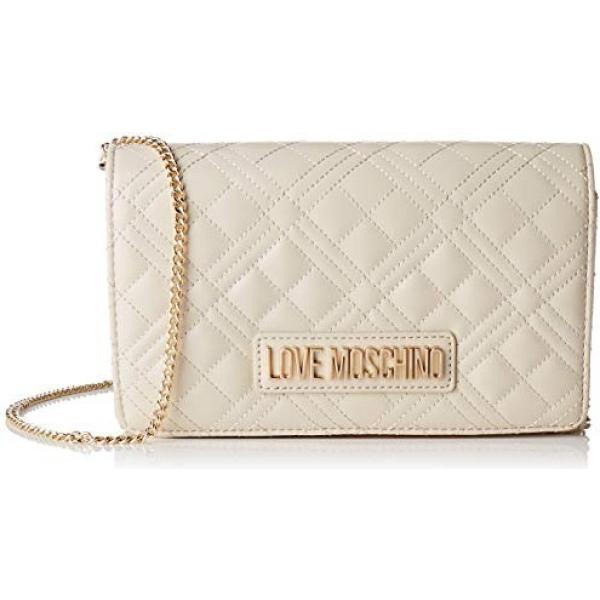 pochette Love Moschino bianco