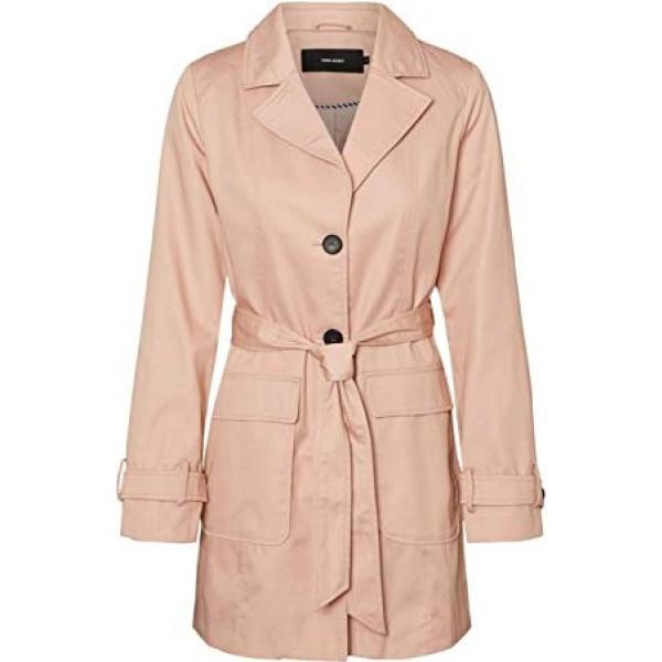 trench Vero Moda rosa