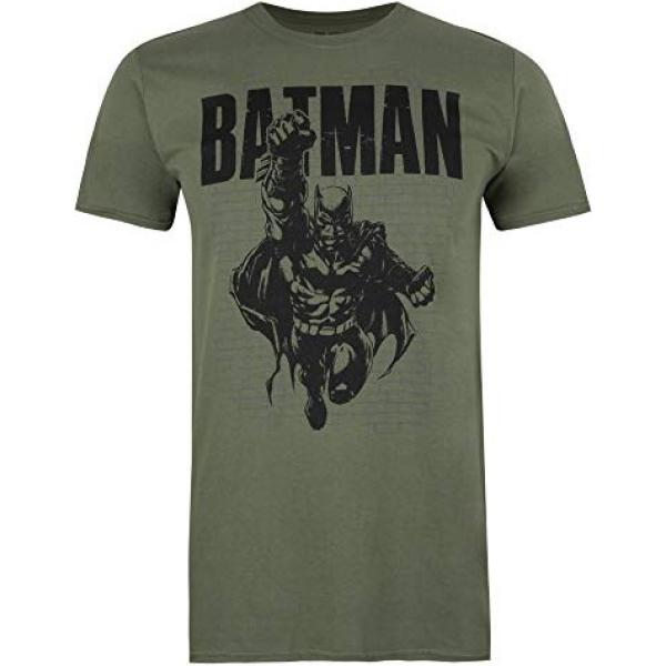 t-shirt Dc comics verde con stampe