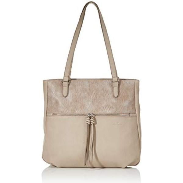 borse tote Tom Tailor marrone serpente