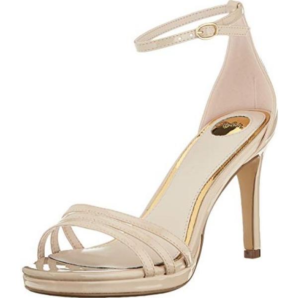 sandali col tacco Buffalo marrone