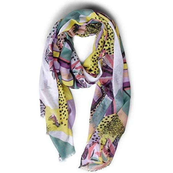 sciarpe Street One giallo con stampe