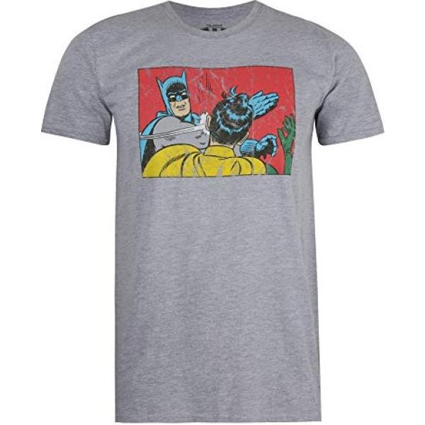 t-shirt Dc comics grigio