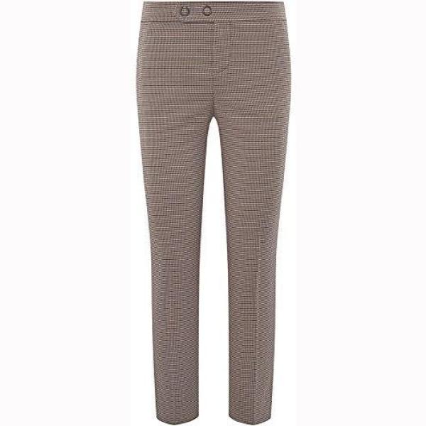 pantaloni Oodji Ultra marrone pied de poule