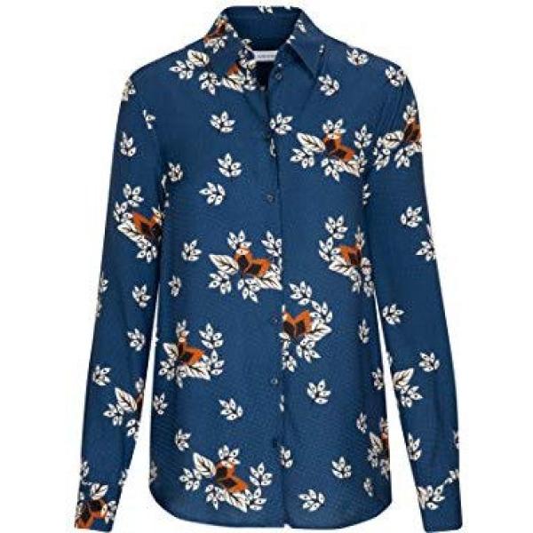camicie Seidensticker blu con stampe