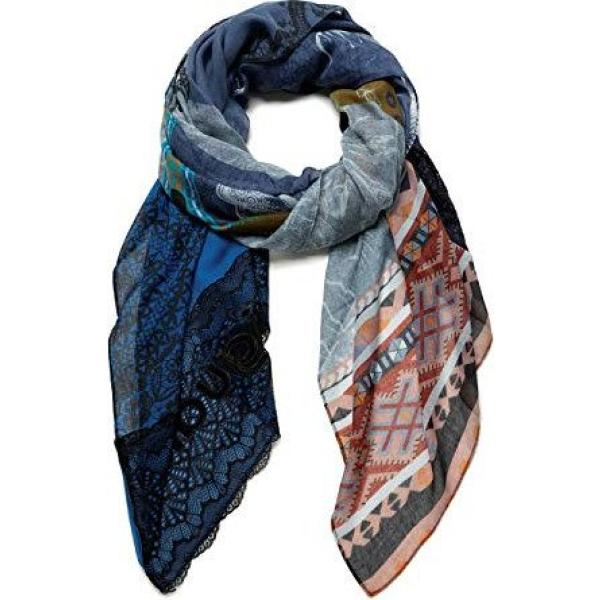 sciarpe Desigual blu a fiori