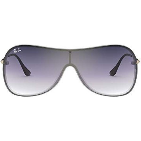 Occhiali da sole unisex-adulto marrone e bianco Ray-Ban marrone