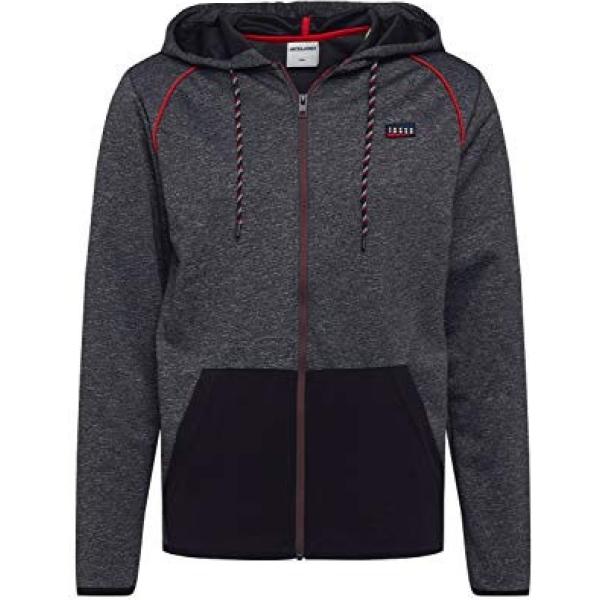 felpa con cappuccio Jack & Jones nero