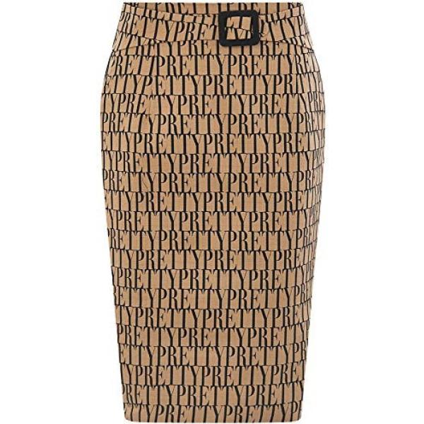 gonne Oodji Collection marrone con stampe