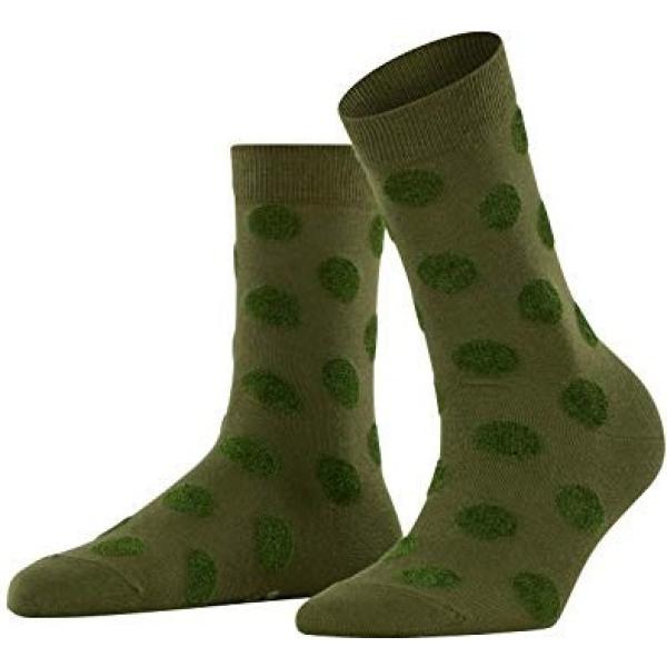 calzini Falke verde a pois