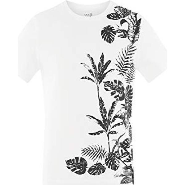 t-shirt Oodji Ultra bianco con stampe
