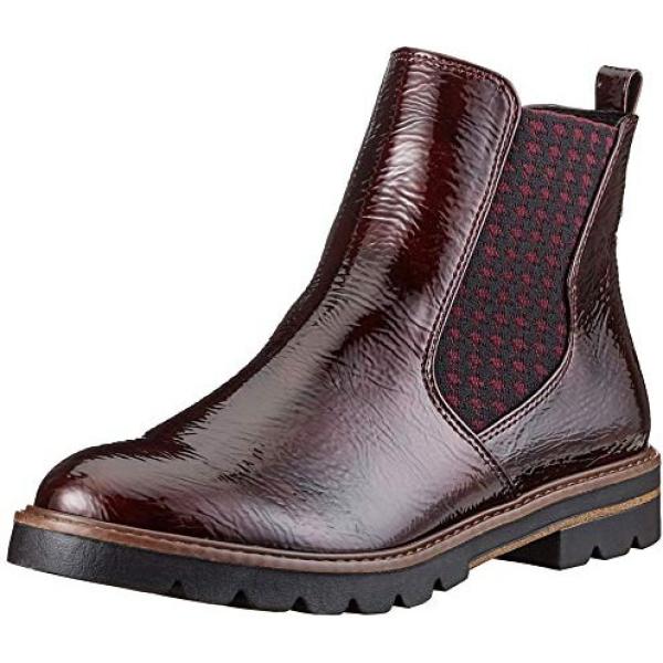 stivaletti chelsea Marco Tozzi rosso