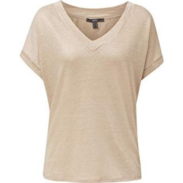 t-shirt ESPRIT Collection marrone a righe