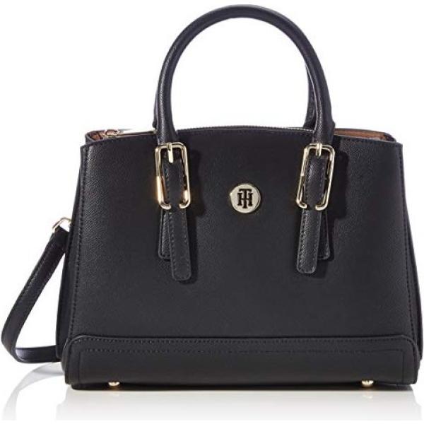 borse a cartella Tommy Hilfiger nero