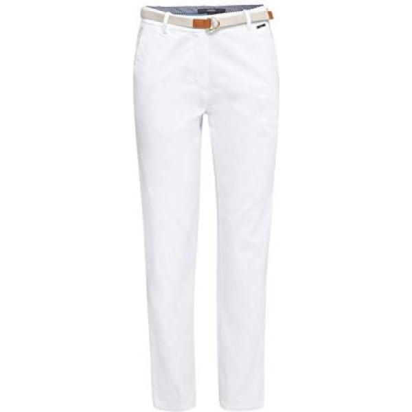 pantaloni Esprit bianco