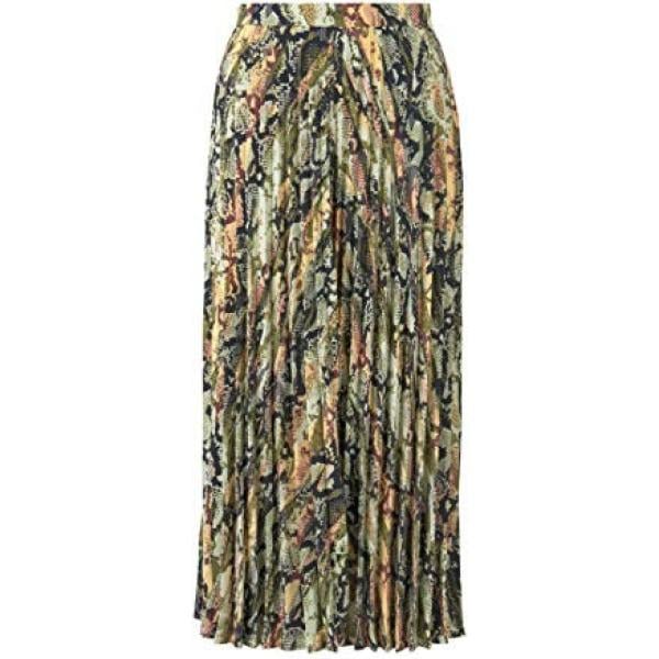 gonne longuette Tom Tailor verde con stampe