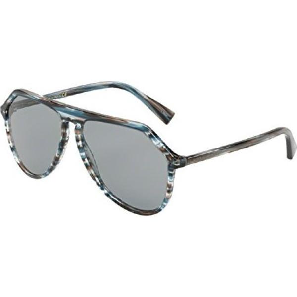 occhiali da sole Ray-Ban blu a righe